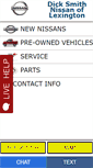 Mobile Screenshot of lexingtonnissan.dicksmith.com