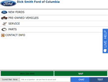 Tablet Screenshot of ford.dicksmith.com